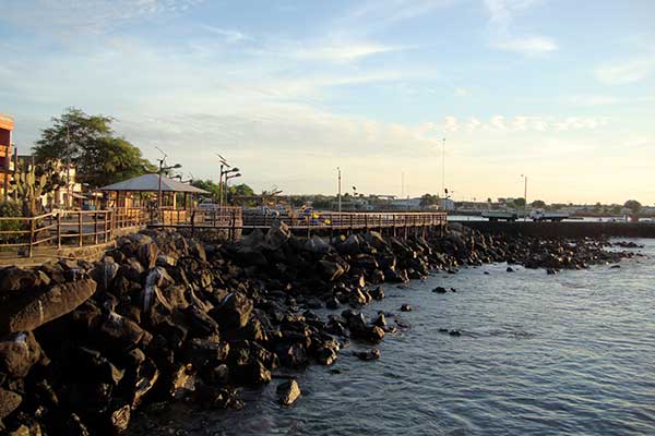 Pier in Galapagos