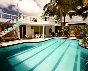 Fernandina Hotel Pool - Galapagos