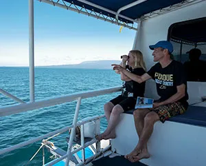 on board a galapagos cruise