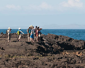 travelers in galapagos
