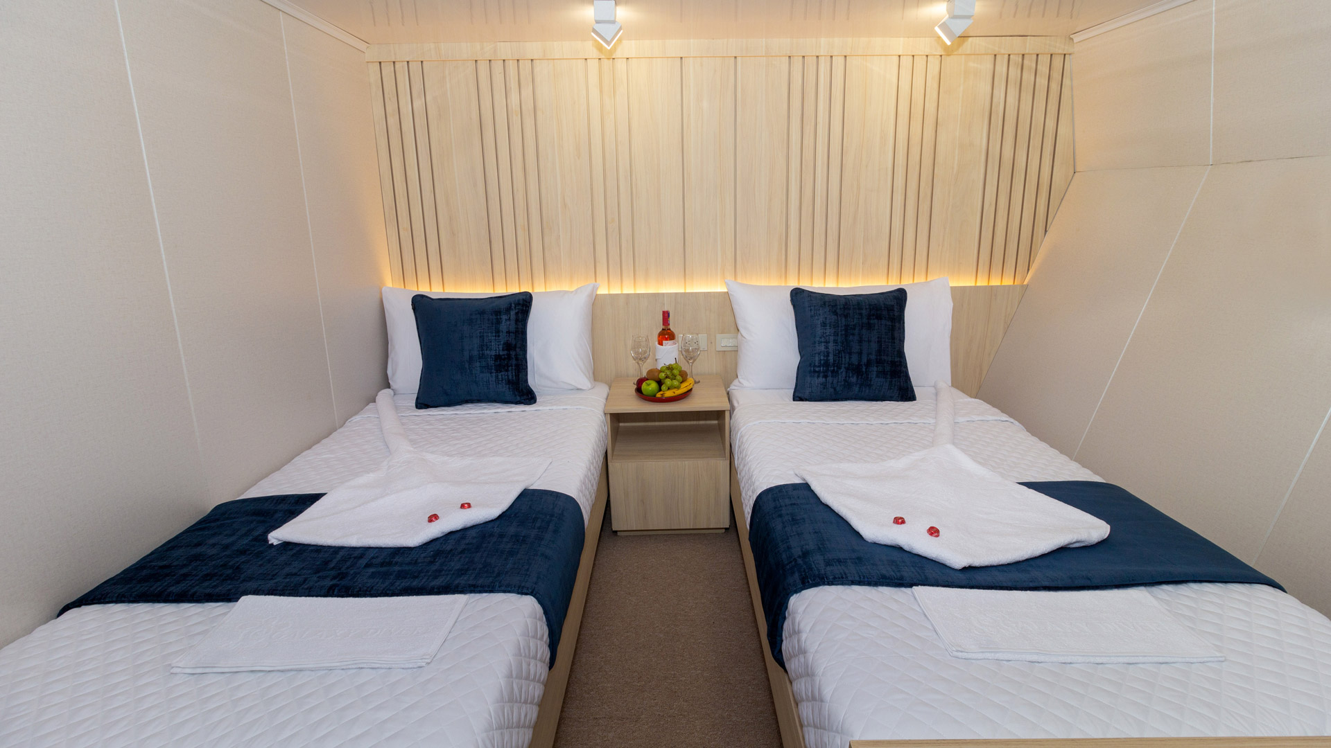 Lower deck cabin