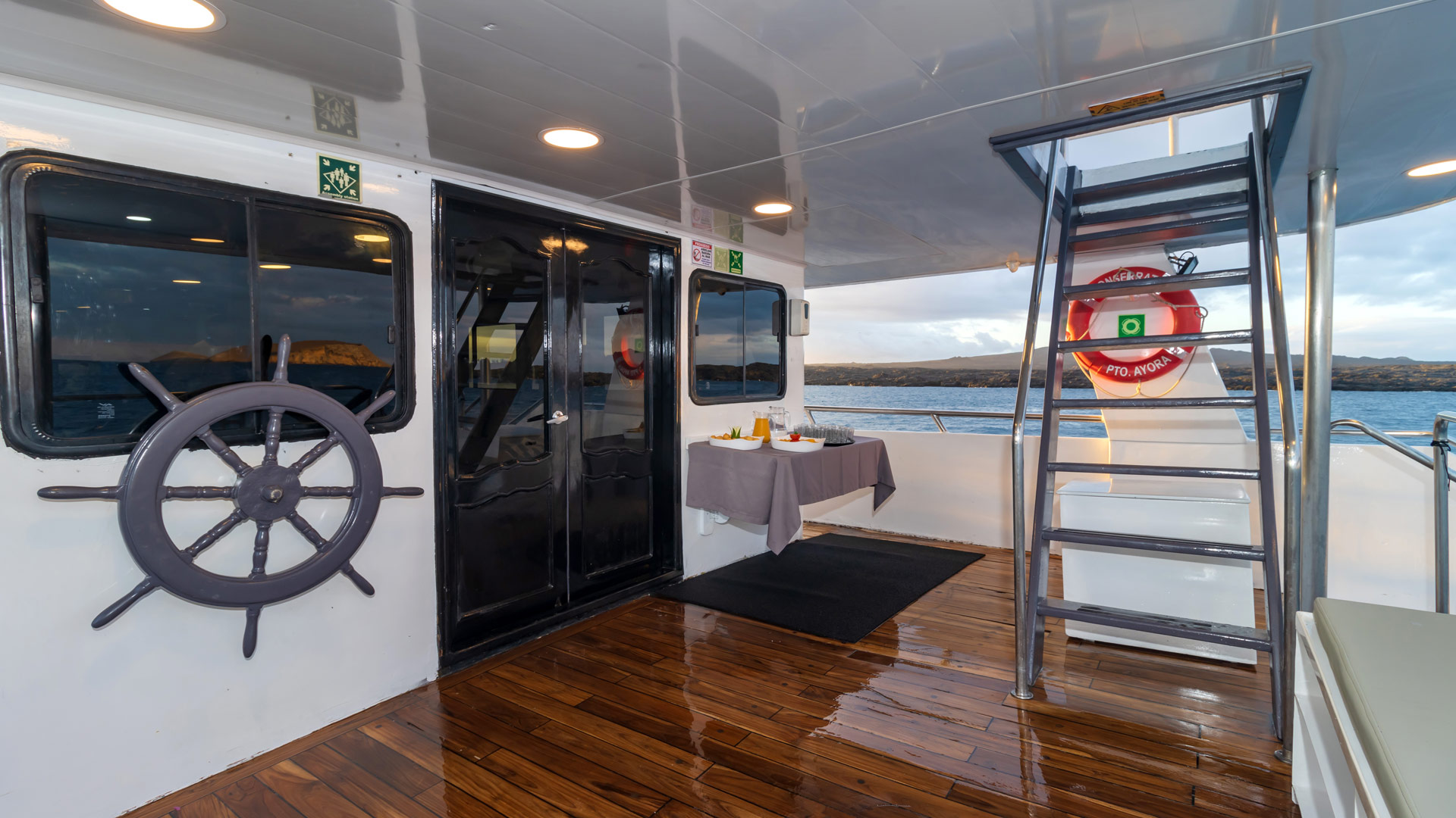 Boarding area
