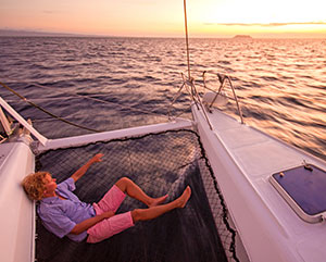 resting aboard