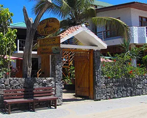 San Vicente Hotel Entrance - Galapagos